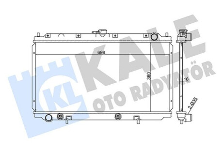 Автозапчасть Kale-oto-radyato 363000