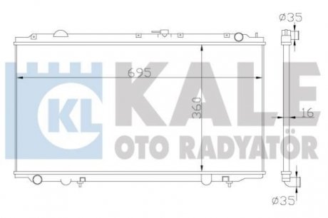 Автозапчасть Kale-oto-radyato 363100 (фото 1)