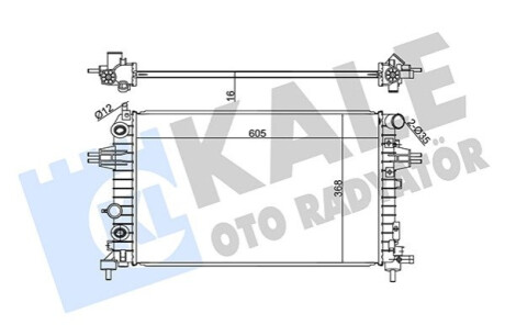 Автозапчасть Kale-oto-radyato 364200