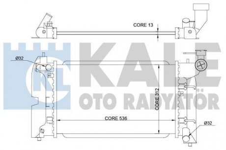 Автозапчасть Kale-oto-radyato 366200