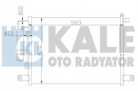 Радиатор кондиционера Chevrolet Aveo, Kalos, Daewoo Kalos KALE OTO RADYATOR Kale-oto-radyato 377000