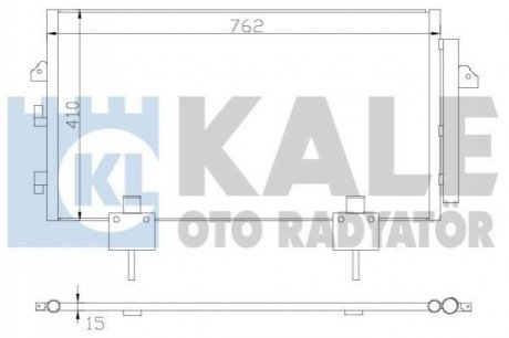 Радіатор кондиционера Toyota Rav 4 II Kale-oto-radyato 383400