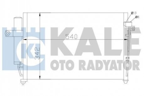 Радиатор кондиционера Hyundai Getz OTO RADYATOR Kale-oto-radyato 391700 (фото 1)