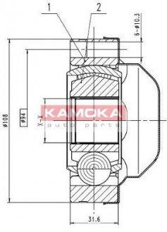 Автозапчастина KAMOKA 8713