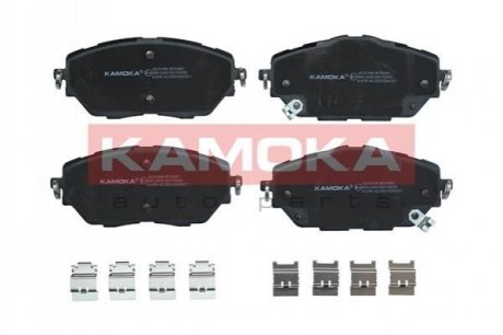 Комплект тормозных накладок, дисковый тормоз KAMOKA JQ101006