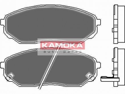 Комплект тормозных накладок, дисковый тормоз KAMOKA JQ101115