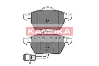 Комплект тормозных накладок, дисковый тормоз KAMOKA JQ1011180