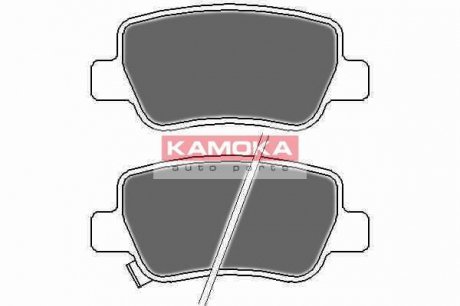 Комплект гальмівних накладок, дискове гальмо KAMOKA JQ101129