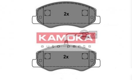 Комплект тормозных накладок, дисковый тормоз KAMOKA JQ101140