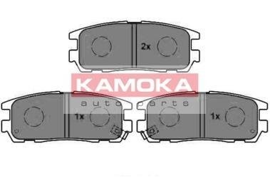 Комплект тормозных накладок, дисковый тормоз KAMOKA JQ1012034 (фото 1)
