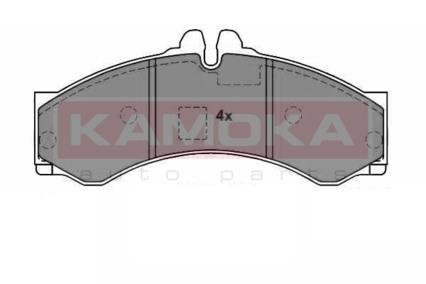 Комплект тормозных накладок, дисковый тормоз KAMOKA JQ1012086 (фото 1)