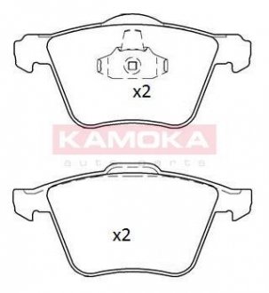 Комплект гальмівних накладок, дискове гальмо KAMOKA JQ101217
