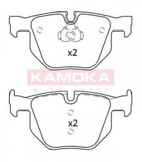 Комплект гальмівних накладок, дискове гальмо KAMOKA JQ101223 (фото 1)