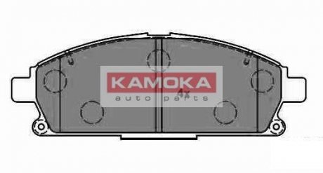 Комплект тормозных накладок, дисковый тормоз KAMOKA JQ1012526