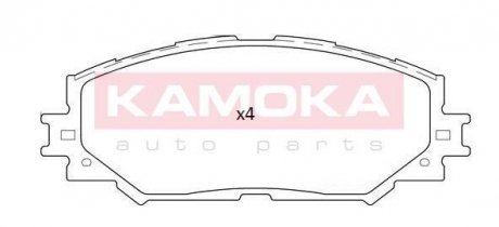 Комплект тормозных колодок KAMOKA JQ101262