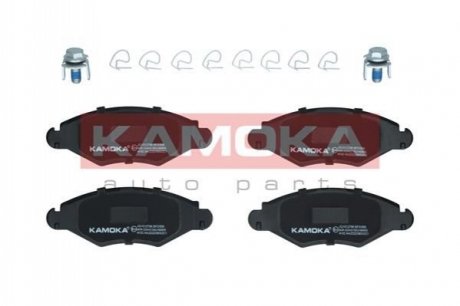 Комплект тормозных накладок, дисковый тормоз KAMOKA JQ1012756 (фото 1)
