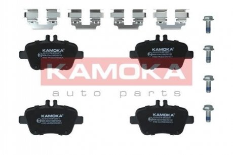Комплект гальмівних накладок, дискове гальмо KAMOKA JQ101278