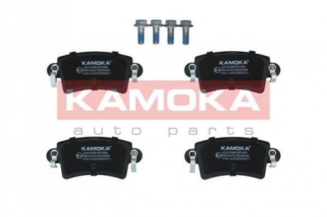 Комплект гальмівних накладок, дискове гальмо KAMOKA JQ1012906 (фото 1)