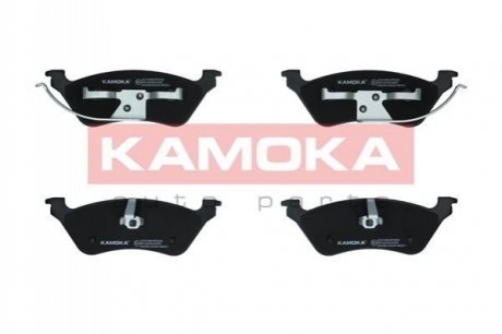 Комплект тормозных накладок, дисковый тормоз KAMOKA JQ1012950