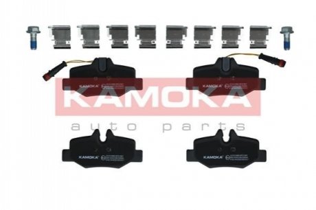 Комплект гальмівних накладок, дискове гальмо KAMOKA JQ1012988