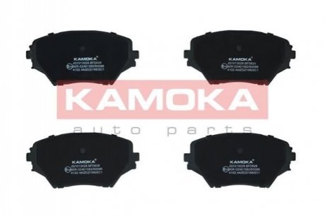 Комплект гальмівних накладок, дискове гальмо KAMOKA JQ1013028