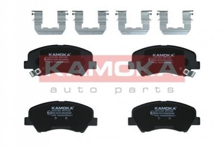 Комплект тормозных накладок, дисковый тормоз KAMOKA JQ101302