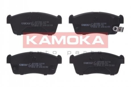 Комплект тормозных накладок, дисковый тормоз KAMOKA JQ1013064