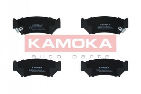 Комплект гальмівних накладок, дискове гальмо KAMOKA JQ101312
