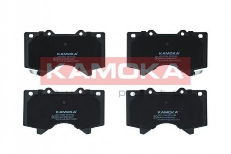 Комплект тормозных накладок, дисковый тормоз KAMOKA JQ101324