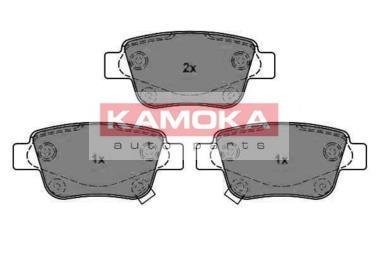 Комплект тормозных накладок, дисковый тормоз KAMOKA JQ1013298