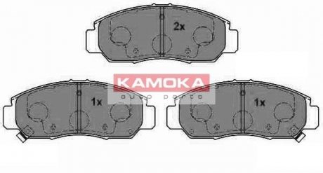Комплект тормозных накладок, дисковый тормоз KAMOKA JQ1013338