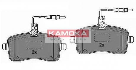 Комплект тормозных накладок, дисковый тормоз KAMOKA JQ1013450