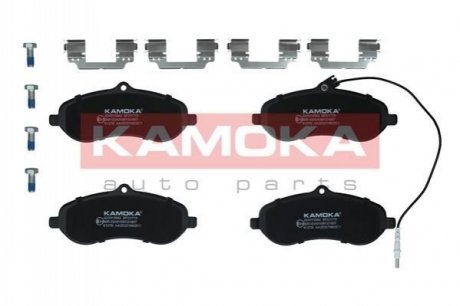 Комплект гальмівних накладок, дискове гальмо KAMOKA JQ1013542 (фото 1)