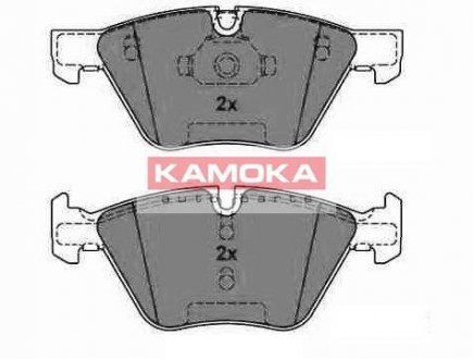 Комплект гальмівних накладок, дискове гальмо KAMOKA JQ1013546
