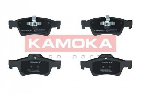 Комплект гальмівних накладок, дискове гальмо KAMOKA JQ1013662