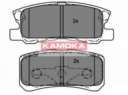 Комплект тормозных накладок, дисковый тормоз KAMOKA JQ1013678