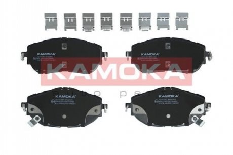Комплект гальмівних накладок, дискове гальмо KAMOKA JQ101387
