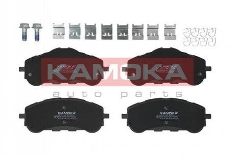 Комплект тормозных накладок, дисковый тормоз KAMOKA JQ101389