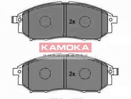 Комплект тормозных накладок, дисковый тормоз KAMOKA JQ1013994 (фото 1)