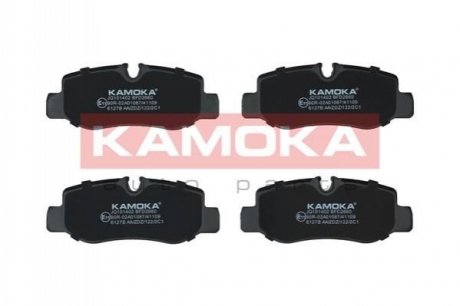 Комплект гальмівних накладок, дискове гальмо KAMOKA JQ101402 (фото 1)