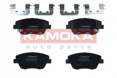 Комплект гальмівних накладок, дискове гальмо KAMOKA JQ101418