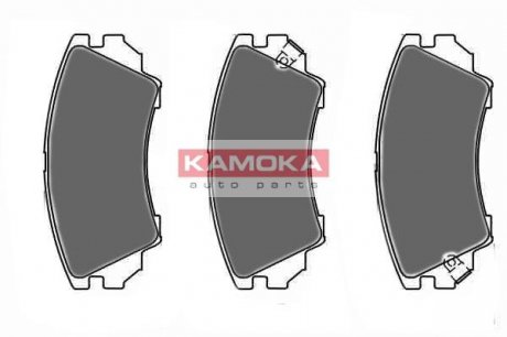 Комплект гальмівних накладок, дискове гальмо KAMOKA JQ1018414 (фото 1)