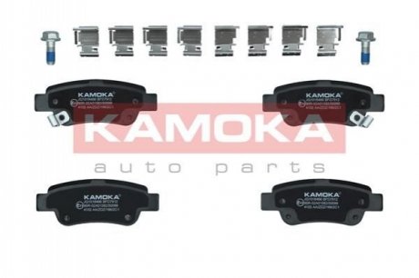 Комплект тормозных накладок, дисковый тормоз KAMOKA JQ1018466