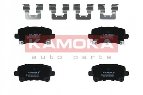 Комплект тормозных накладок, дисковый тормоз KAMOKA JQ1018504