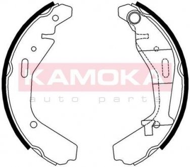 Комплект тормозных колодок KAMOKA JQ202057