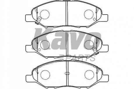 Колодки дискового тормоза KAVO BP6-599 (фото 1)