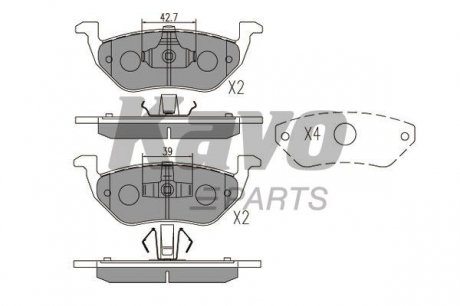 Автозапчастина KAVO KBP-4568