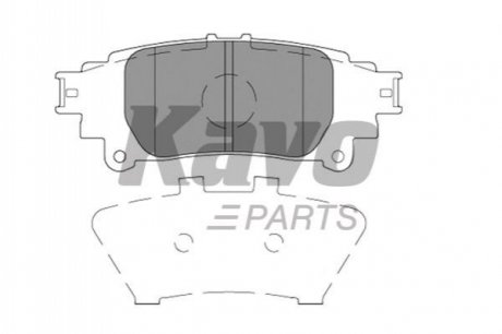 Колодки гальмівні (задні) Lexus RX 08-15/Toyota Prius 11- KAVO KBP9141