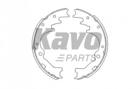 Комплект тормозных колодок KAVO KBS-5403