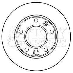 Гальмівний диск Key-parts KBD5134